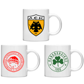Greek Soccer Team Mug Cups