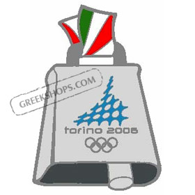 Torino 2006 Cowbell Pin