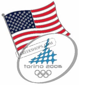 Torino 2006 US Flag