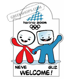 Torino 2006 Mascots Pin