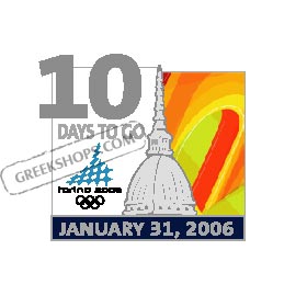 Torino 2006 10 Days To Go Pin