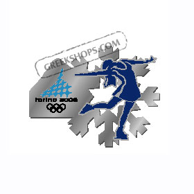 Torino 2006 Figure Skating Double Pin 