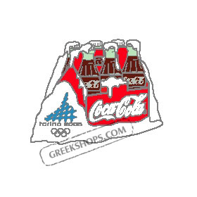 Torino 2006 Coca Cola Six Pack Pin