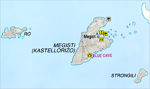 Kastellorizo Island Map
