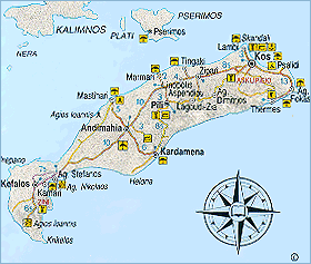 Kos Island Map