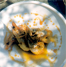 Garídes Me Méli - Greek Honey-glazed Shrimp