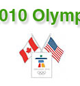 Vancouver Olympics 2010 Canada / US Flag Pin