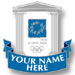 Custom Design Athens 2004 Greek Column Pin