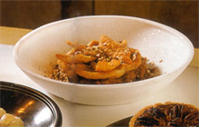 Peshe en Sáltsa - Fish Fillets in Walnut Sauce
