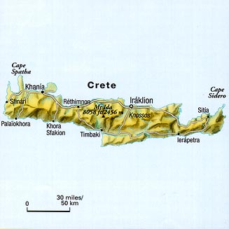Karpathos Island Map