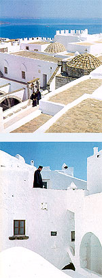Patmos - Roof Terraces of the Monastery of St. John