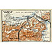 Vintage Greek City Photos Peloponnese - Corinthia, Corinth, Corinth map (1900)