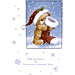 Merry Christmas and Happy New Year Greeting Card - in Greek