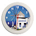 Greek Time - Greek Island Wall Clock - Mykonos