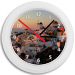 Greek Time - Greek Island Wall Clock - Santorini Sunset