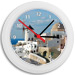 Greek Time - Greek Island Wall Clock - Santorini