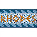 Ancient Greece Mosaic Tile Rhodes Tshirt Style D184