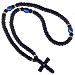 Komboskini Greek Long Prayer Rope with Cross & Beads