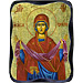 Orthodox Saint - Holy Protection of the Theotokos - 10x13cm Handcarved