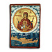 Virgin Mary patron of Crete, hand painted icon 19 x 25 cm