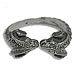 Sterling Silver Ring - Double Rams Head