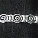 Sterling Silver Bracelet - Small Swirl Link (.5cm)