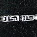 Sterling Silver Bracelet - Square Greek Key Link (.3cm)