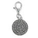 Sterling Silver Charm - Phaistos Disc (12mm)