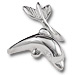 Sterling Silver Ring - Minoan Dolphin 