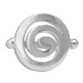 Sterling Silver Ring - Swirl Motif 17mm