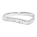 Sterling Silver Ring - Greek Key Wave