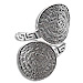 Sterling Silver Ring - Double Phaistos Disc with Greek Key