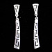 The Clio Collection - Sterling Silver Earrings Greek Key Curve (38mm)