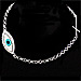 The Amphitrite Collection - Sterling Silver Bracelet - Mother of Pearl Eye w/ Cubic Zirconia & Cross