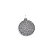 Sterling Silver Pendant - Phaistos Disk (15mm)