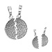 Sterling Silver Pendant - Phaistos Disk Friendship Necklace (17mm)