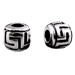 Pandora Compatible Sterling Silver Greek Key Bead (10mm) - Fits all Charm Bracelets