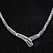 Sterling Silver Necklace - Greek Key Link (.3cm)
