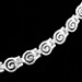 The Ariadne Collection - Sterling Silver Necklace w/ Swirl Motif Links (5mm)