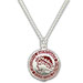 Sterling Silver Olympiakos Pendant w/ 20" Chain