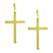18k Gold Cross Pendant (35mm)