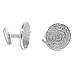 Sterling Silver Cufflinks - Phaistos Disc (20mm)
