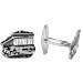Sterling Silver Cufflinks - Parthenon (18mm)