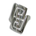 Sterling Silver Ring - Double Greek Key Cut-out