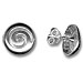 Sterling Silver Earrings - Spiral (1.2cm)