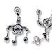 Sterling Silver Earrings - Insect (2.5cm)