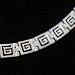 The Athena Collection - Sterling Silver Necklace w/ Greek Key Link (6mm)