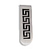 Stainless Steel Money Clip - Greek Key Motif 
