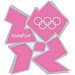 London 2012 Pink Logo Pin