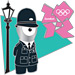 London 2012 Mascot Wenlock Police Pin